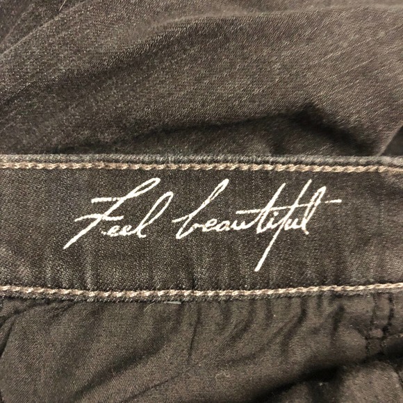 White House Black Market Jeans 4R Black Bling - Picture 8 of 11